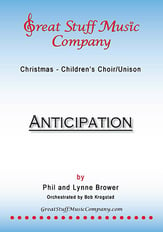 Anticipation Unison choral sheet music cover